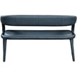 Meridian Furniture Sylvester Navy Vegan Leather Bench