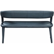 Meridian Furniture Sylvester Navy Vegan Leather Bench