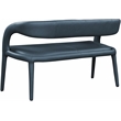 Meridian Furniture Sylvester Navy Vegan Leather Bench
