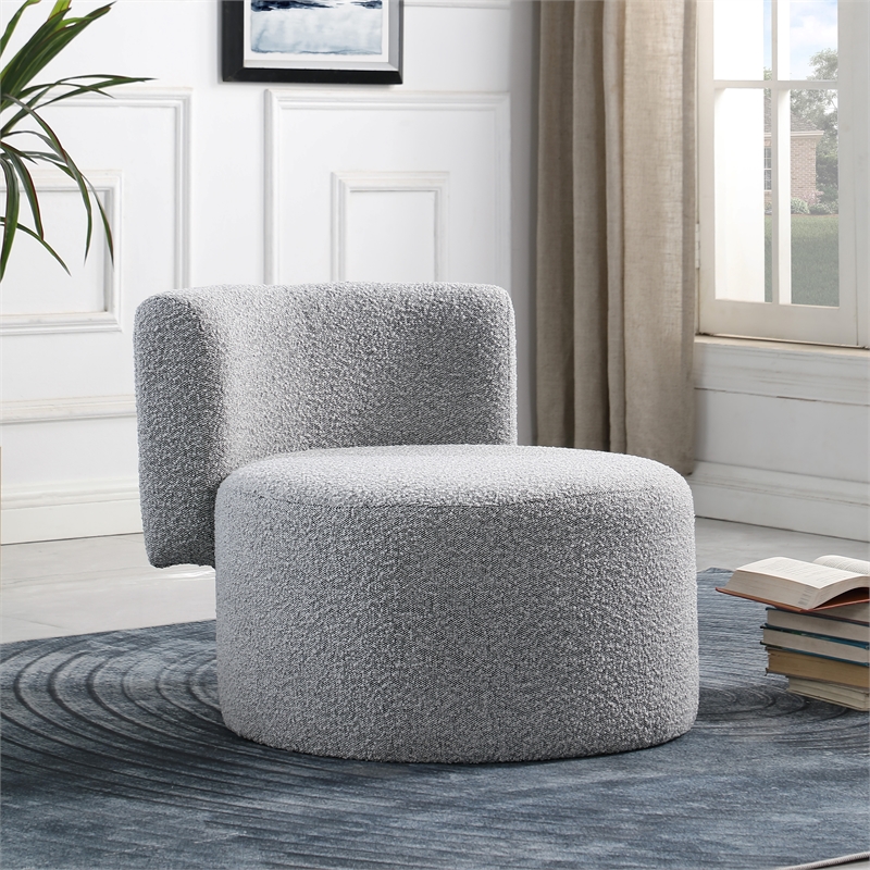 Meridian Furniture Como Boucle Fabric Accent Chair Meridian Furniture Como Boucle Fabric Accent Chair