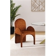 Meridian Furniture Summer Cognac Velvet Dining Arm Chair (Set of 2)