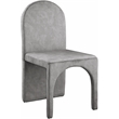 Meridian Furniture Summer Grey Velvet Dining Side Chair (Set of 2)