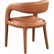 Meridian Furniture Sylvester Cognac Vegan Leather Dining Chair