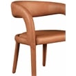 Meridian Furniture Sylvester Cognac Vegan Leather Dining Chair