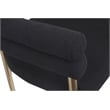 Meridian Furniture Brielle Black Boucle Fabric Dining Chair (Set of 2)