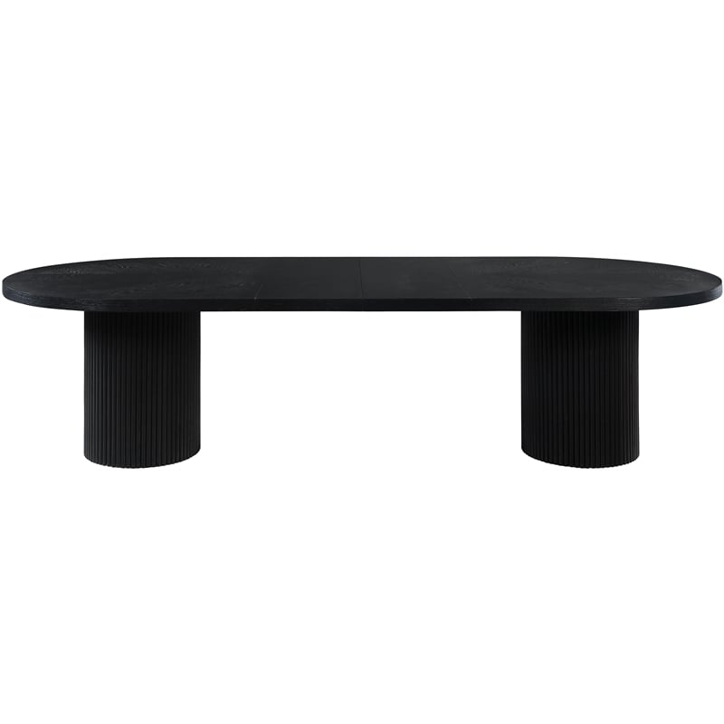 Meridian Furniture Belinda Black Oak Wood Dining Table