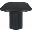 Meridian Furniture Belinda Black Oak Wood Dining Table
