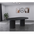 Meridian Furniture Belinda Black Oak Wood Dining Table