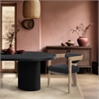 Meridian Furniture Belinda Black Oak Wood Dining Table