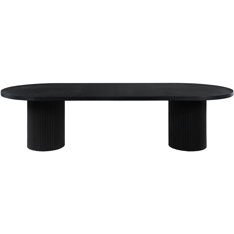 Meridian Furniture Belinda Black Oak Wood Dining Table