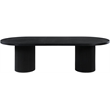 Meridian Furniture Belinda Black Oak Wood Dining Table