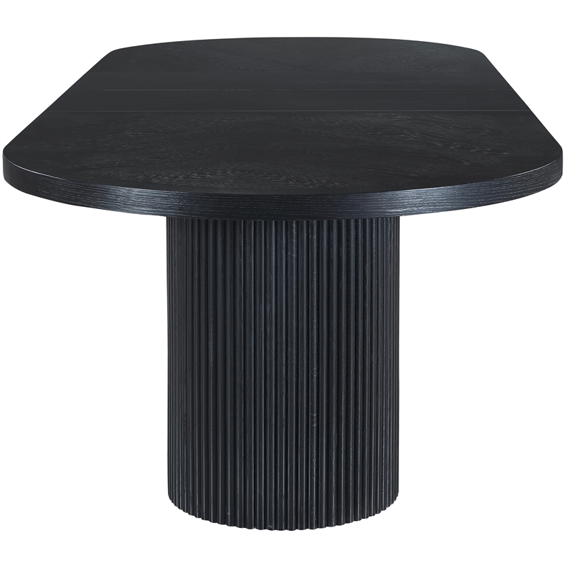 Meridian Furniture Belinda Black Oak Wood Dining Table