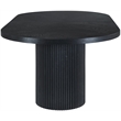 Meridian Furniture Belinda Black Oak Wood Dining Table