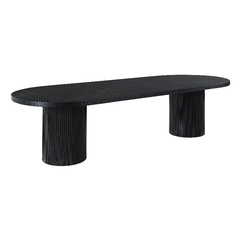 Meridian Furniture Belinda Black Oak Wood Dining Table