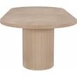 Meridian Furniture Belinda Natural White Oak Wood Dining Table