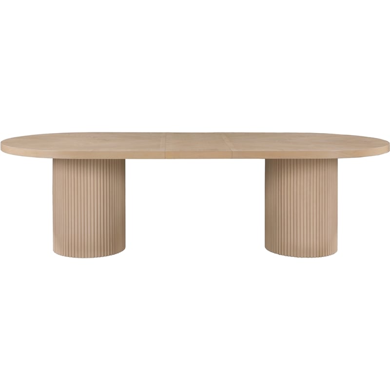 Meridian Furniture Belinda Natural White Oak Wood Dining Table