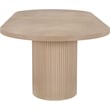 Meridian Furniture Belinda Natural White Oak Wood Dining Table