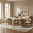 Meridian Furniture Belinda Natural White Oak Wood Dining Table
