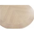Meridian Furniture Belinda Natural White Oak Wood Dining Table