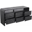 Meridian Furniture Cresthill Black Solid Oak Wood Dresser