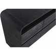 Meridian Furniture Cresthill Black Solid Oak Wood Dresser