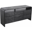 Meridian Furniture Cresthill Black Solid Oak Wood Dresser