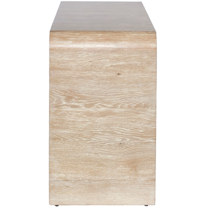 Meridian Furniture Cresthill Natural Solid Oak Wood Dresser