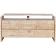 Meridian Furniture Cresthill Natural Solid Oak Wood Dresser