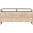 Meridian Furniture Cresthill Natural Solid Oak Wood Dresser