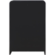 Meridian Furniture Sage Black Chest with Natural Cane Drawer Front