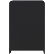 Meridian Furniture Sage Black Chest with Natural Cane Drawer Front