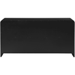 Meridian Furniture Sage Black Dresser with Natural Cane Drawer Front