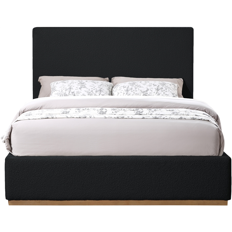 Meridian Furniture Monaco Black Fabric Full Bed