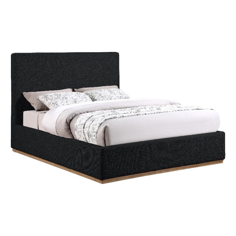 Meridian Furniture Monaco Black Fabric Full Bed