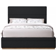 Meridian Furniture Monaco Black Fabric King Bed