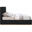 Meridian Furniture Monaco Black Fabric Queen Bed