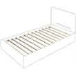 Meridian Furniture Monaco Cream Fabric Twin Bed