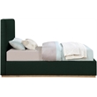 Meridian Furniture Monaco Green Fabric Twin Bed
