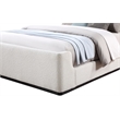 Meridian Furniture Oliver Cream Fabric Full Bed