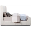 Meridian Furniture Oliver Cream Fabric King Bed