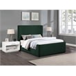 Meridian Furniture Oliver Green Fabric Queen Bed