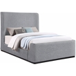 Meridian Furniture Oliver Grey Fabric Queen Bed