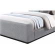 Meridian Furniture Oliver Grey Fabric Queen Bed