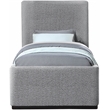 Meridian Furniture Oliver Grey Fabric Twin Bed