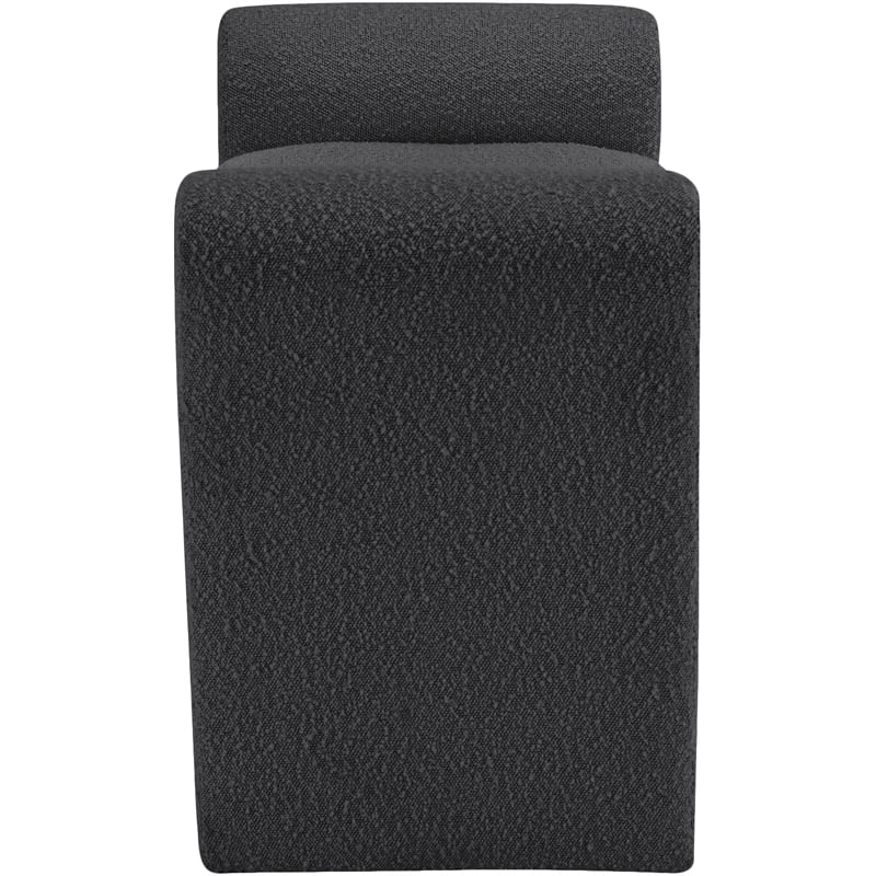 Meridian Furniture Stylus Black Fabric Bench