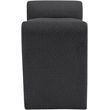Meridian Furniture Stylus Black Fabric Bench