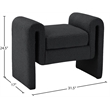 Meridian Furniture Stylus Black Fabric Bench