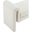 Meridian Furniture Stylus Cream Fabric Bench