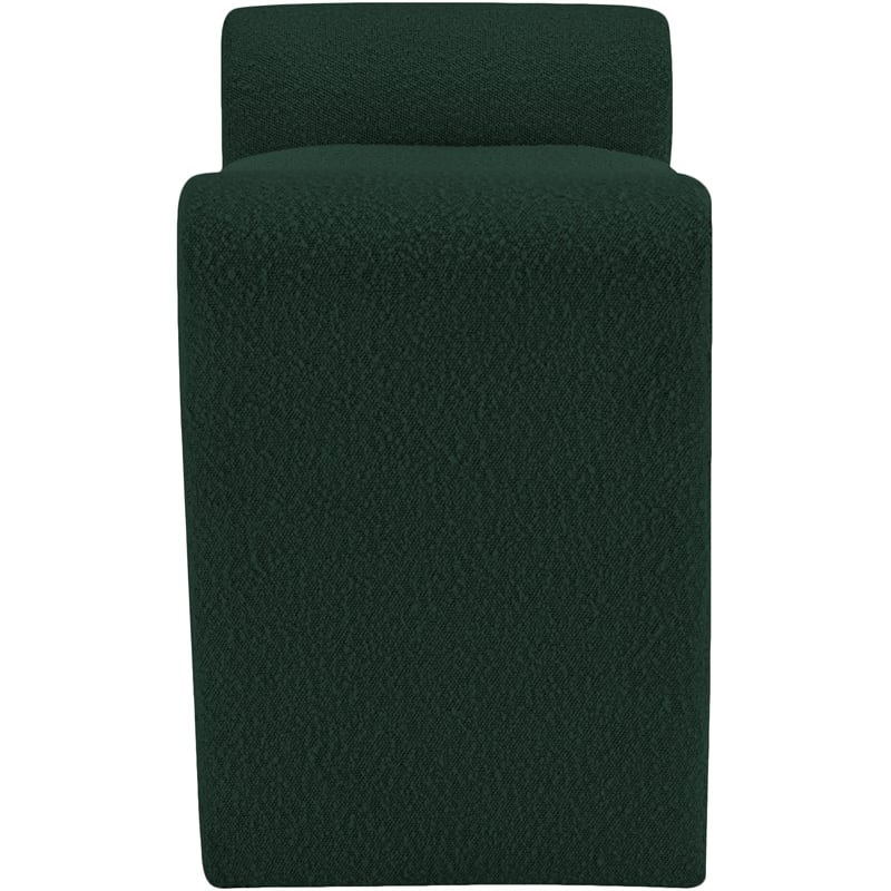 Meridian Furniture Stylus Green Fabric Bench
