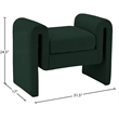 Meridian Furniture Stylus Green Fabric Bench